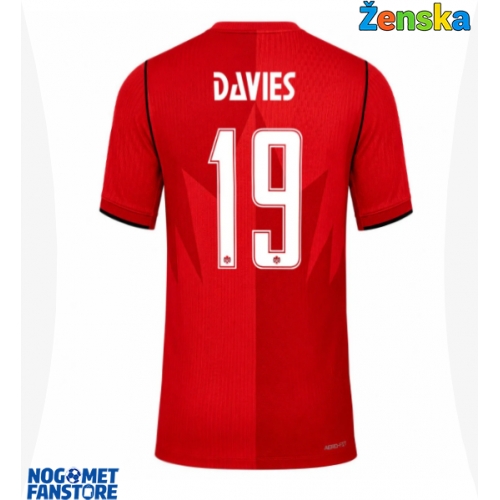 Kanada Alphonso Davies #19 Domaci Dres za Ženska SP 2026 Kratak Rukav